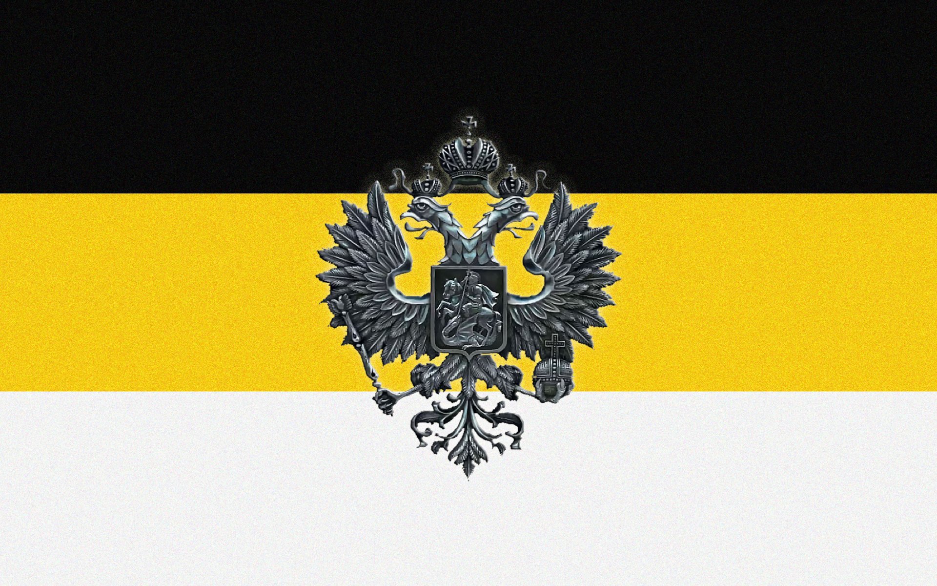 flaga rosja dwugłowy orzeł imperium