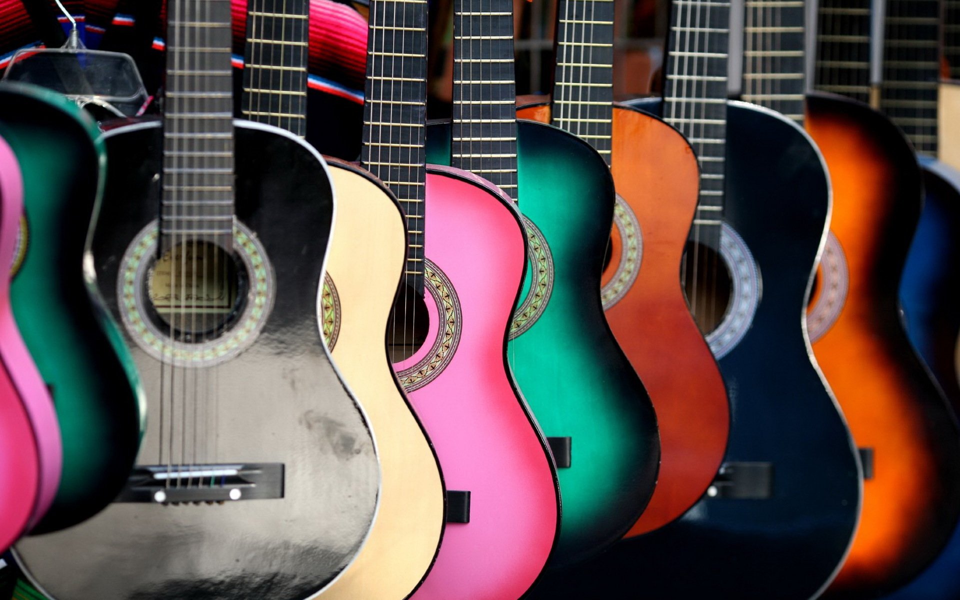 guitars flowers background