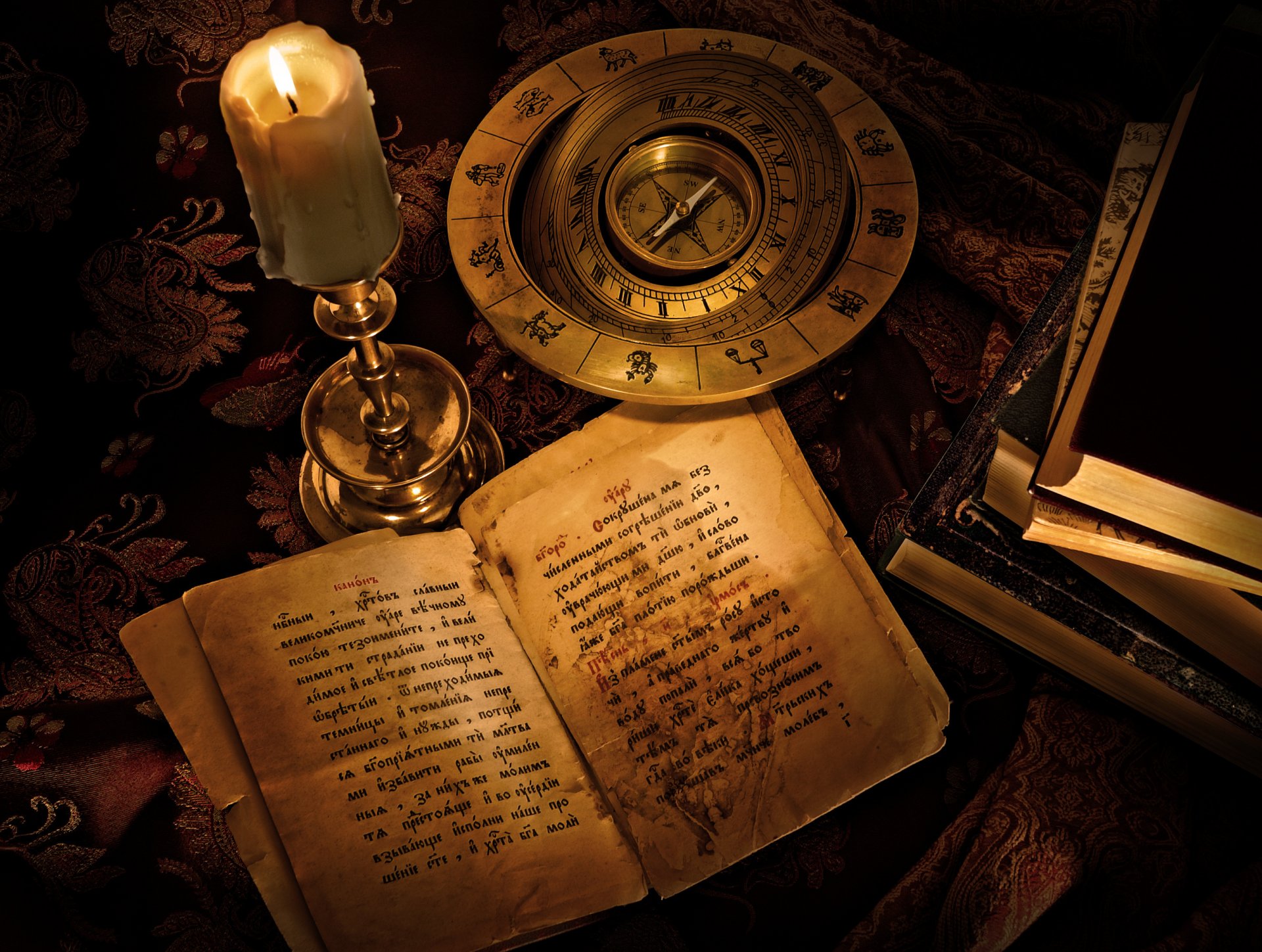 candela libri bussola segni zodiacali iscrizione harry potter