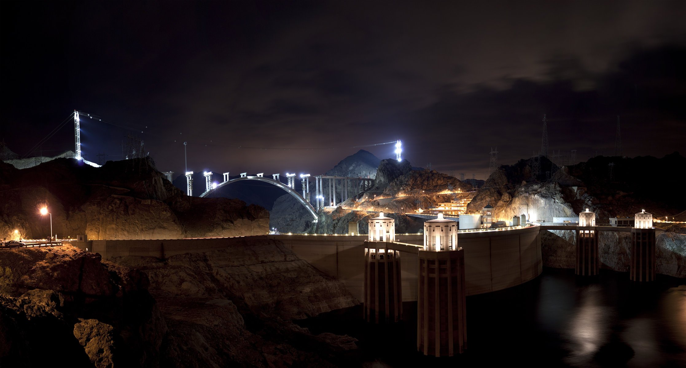 barrage barrage lumières