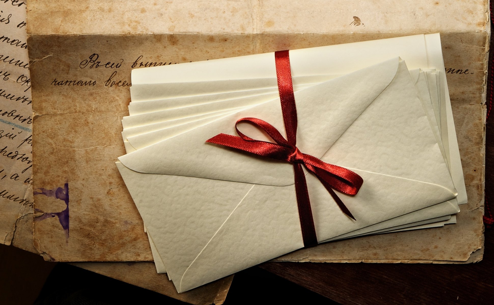 Старинный конверт. ретро конверты письмо с сургучной печатью, старый комплект доставки почты
