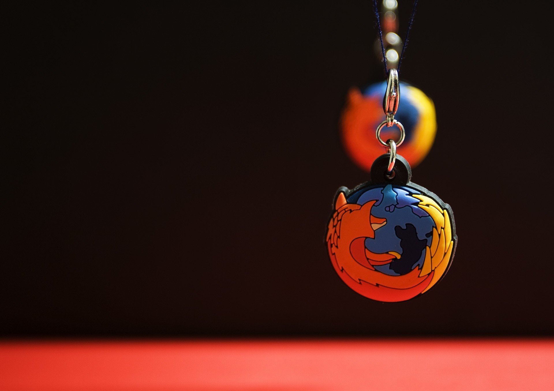 portachiavi firefox fuoco icona