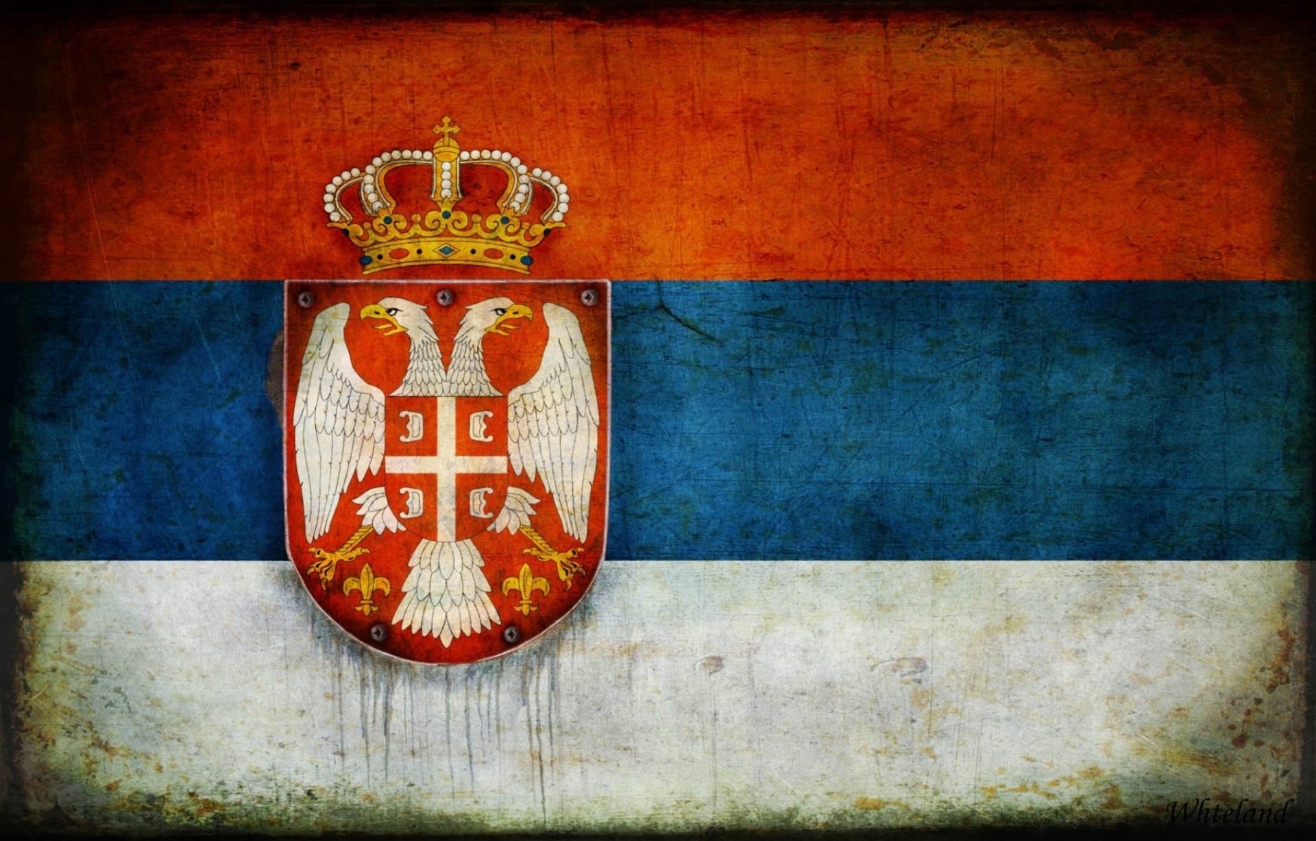 serbia stemma bandiera