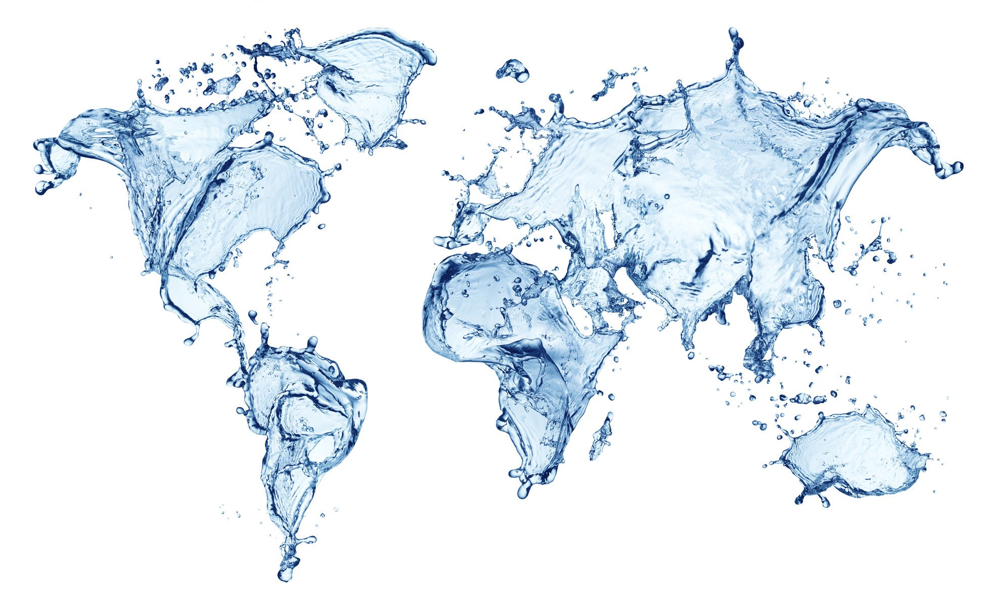 acqua mappa del mondo freschezza freschezza spruzzi gocce