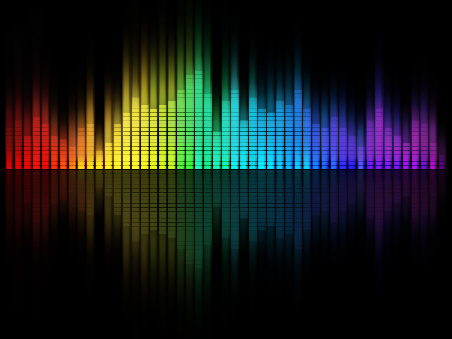 equalizzatore musica colore riflessione