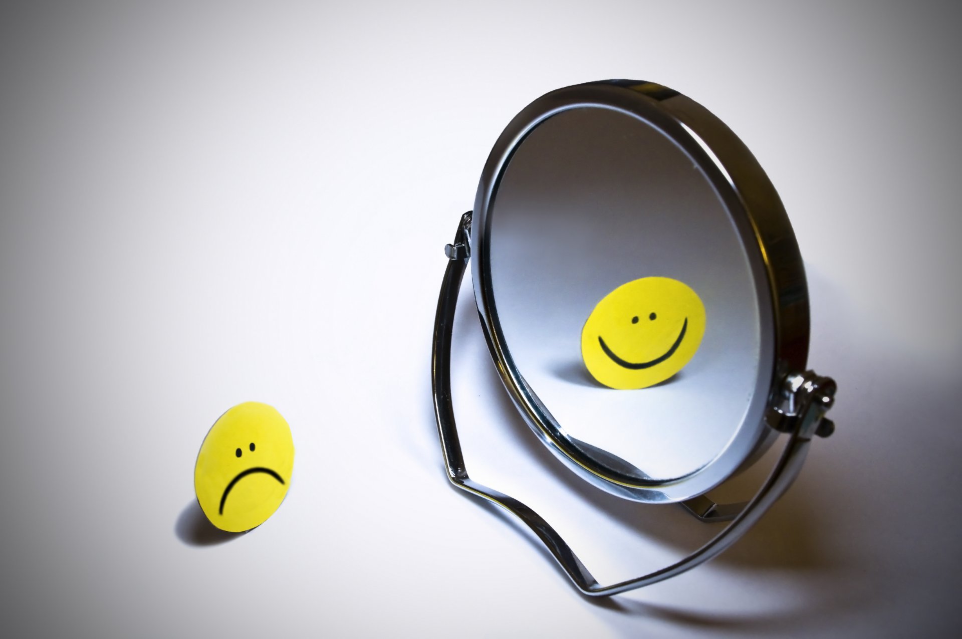 smiley miroir sourire