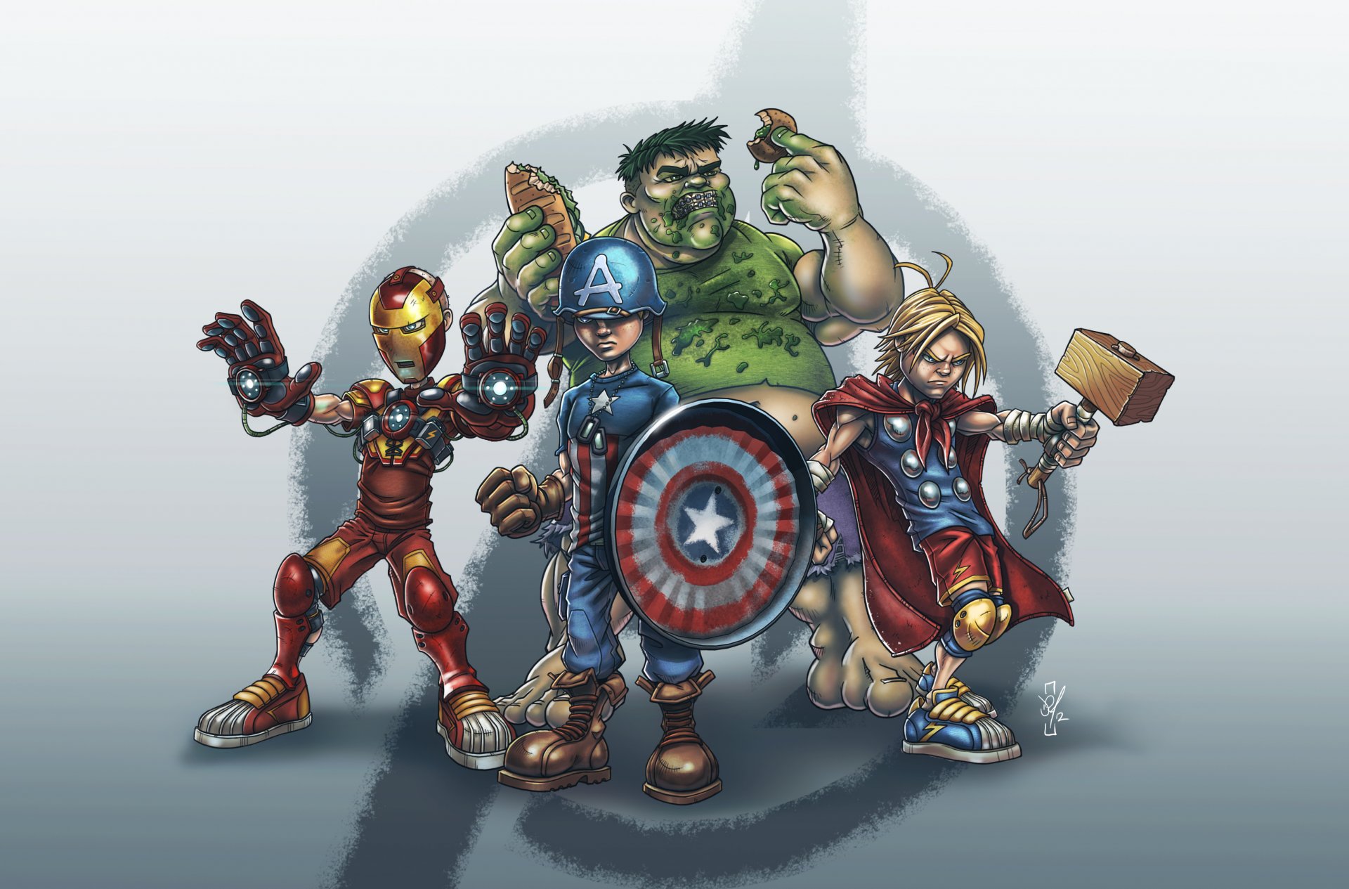 hulk captain america iron man thor