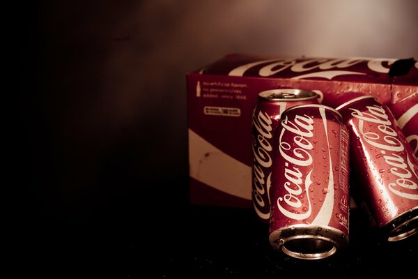 Cans of cola for real sweet lovers