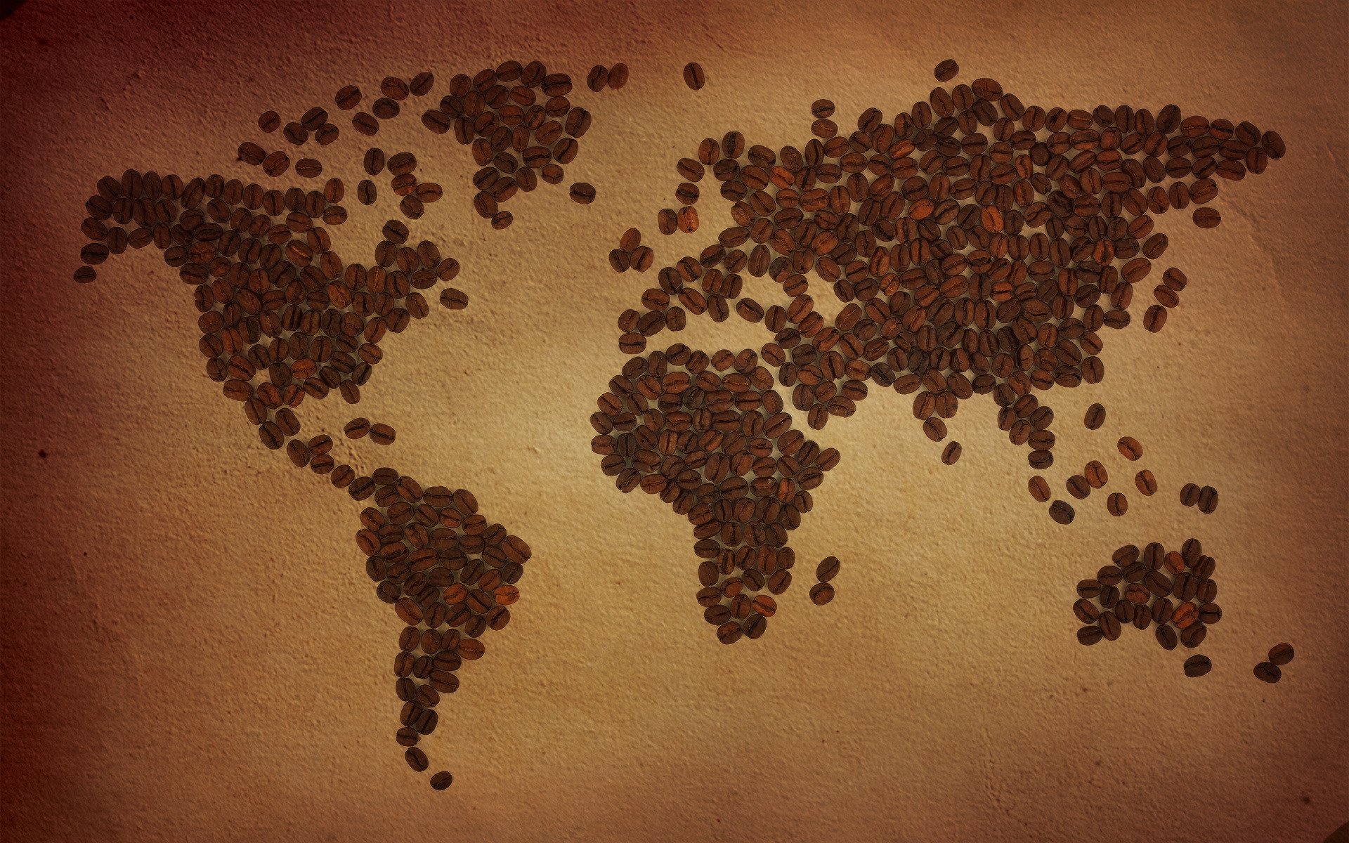 grains de café café grains carte monde continent continent