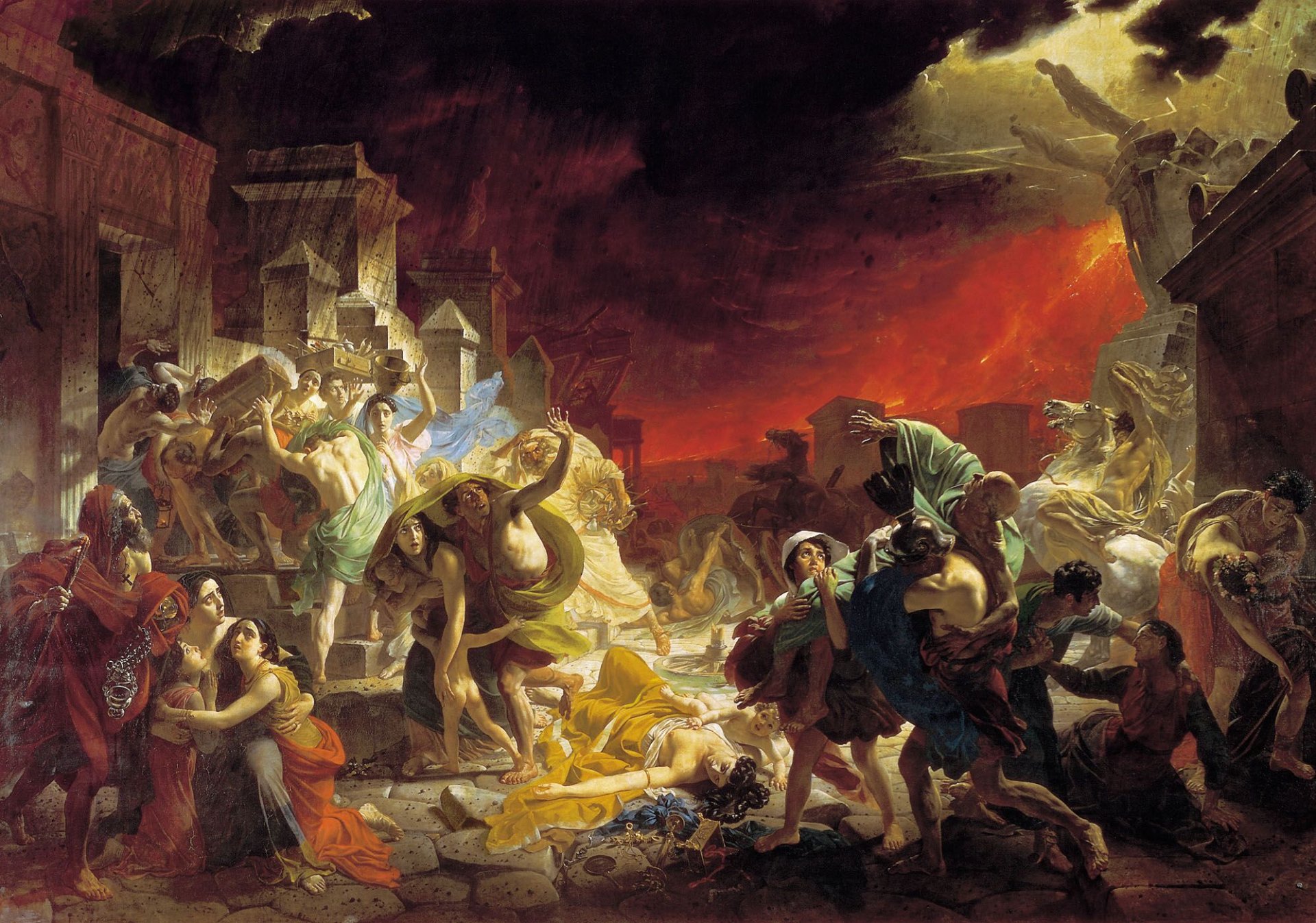 karl bryullov el último día de pompeya imagen