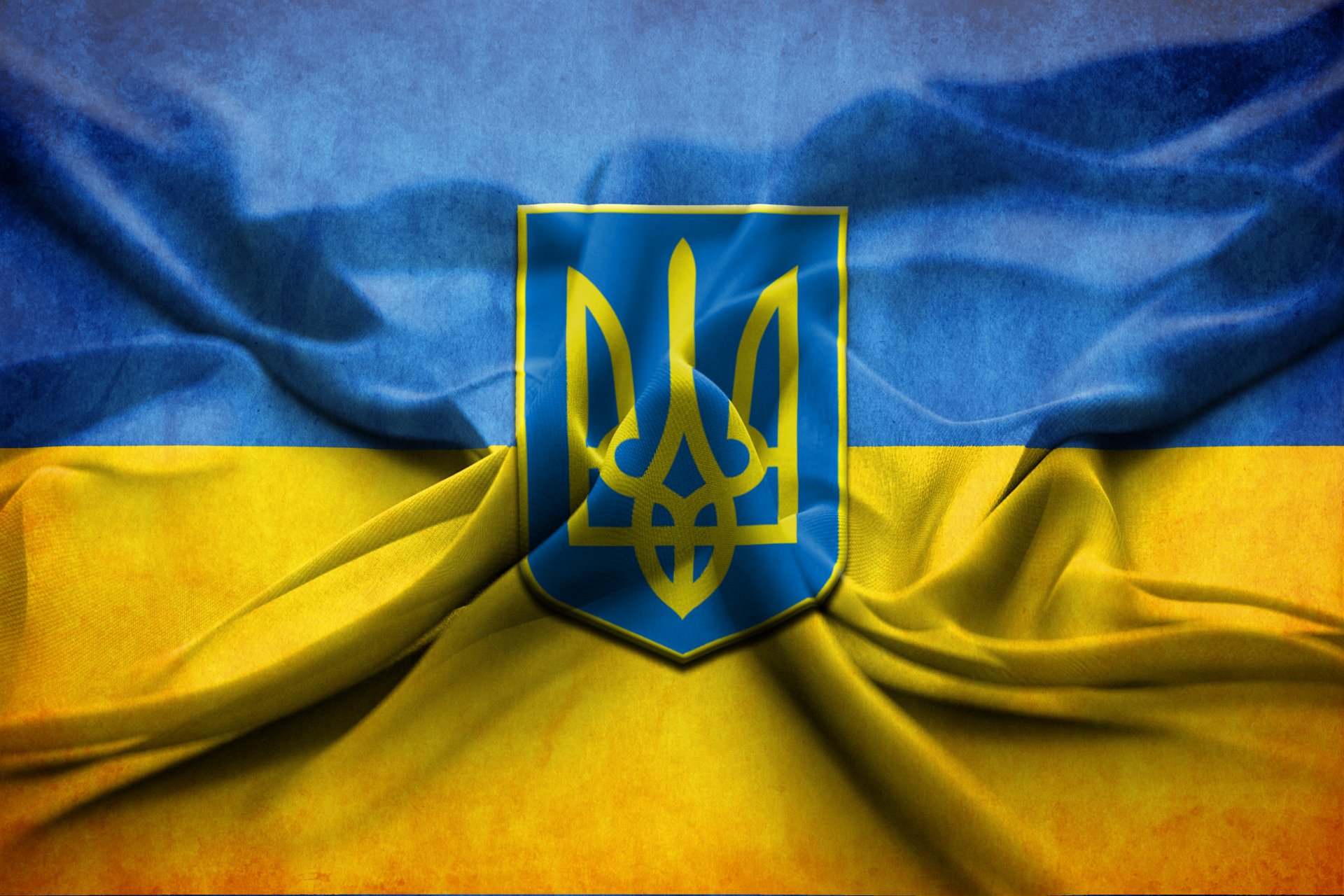 ukraine ukraine flagge wappen