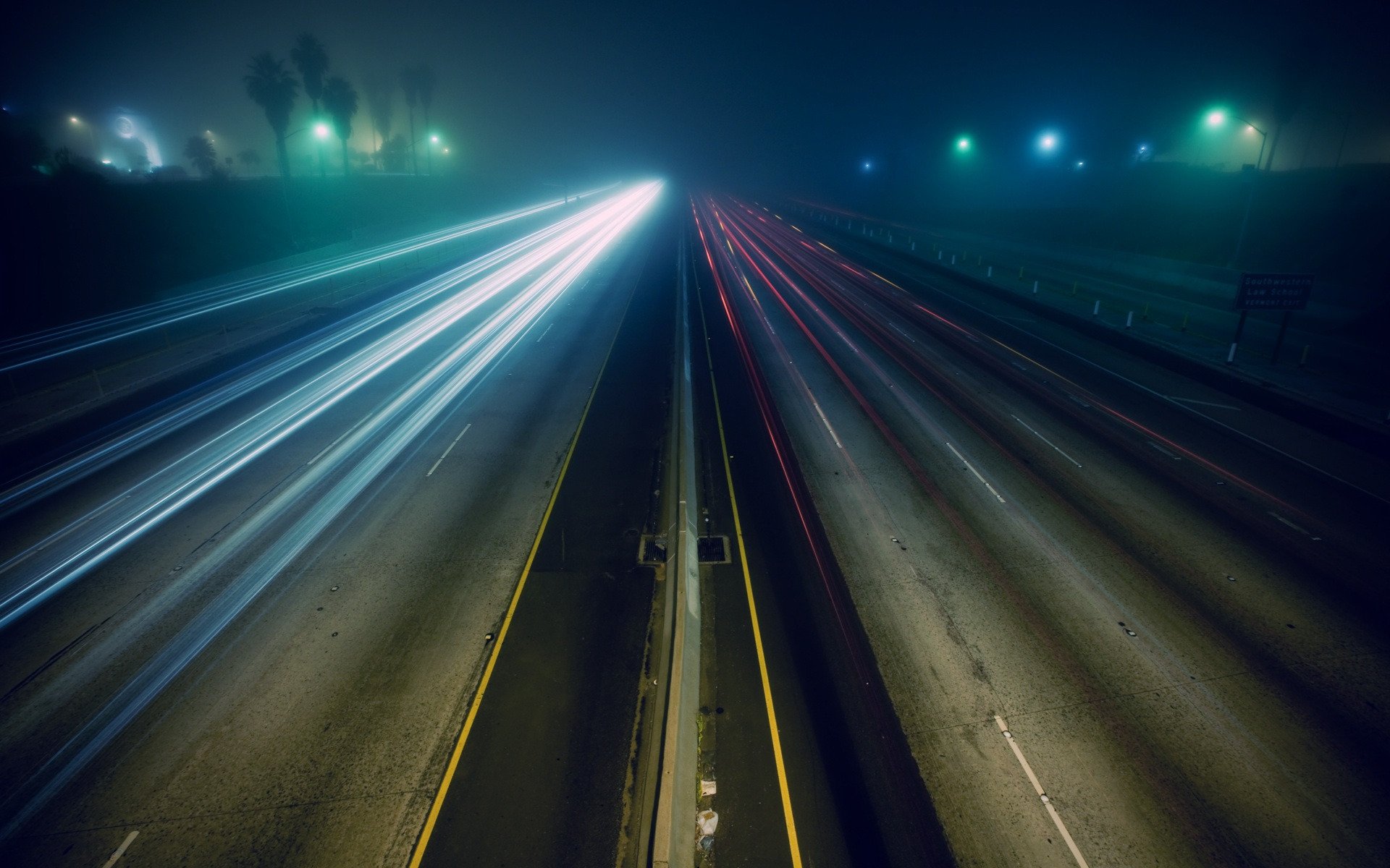 noc tor droga auto prędkość różne zdjęcie obraz tapeta