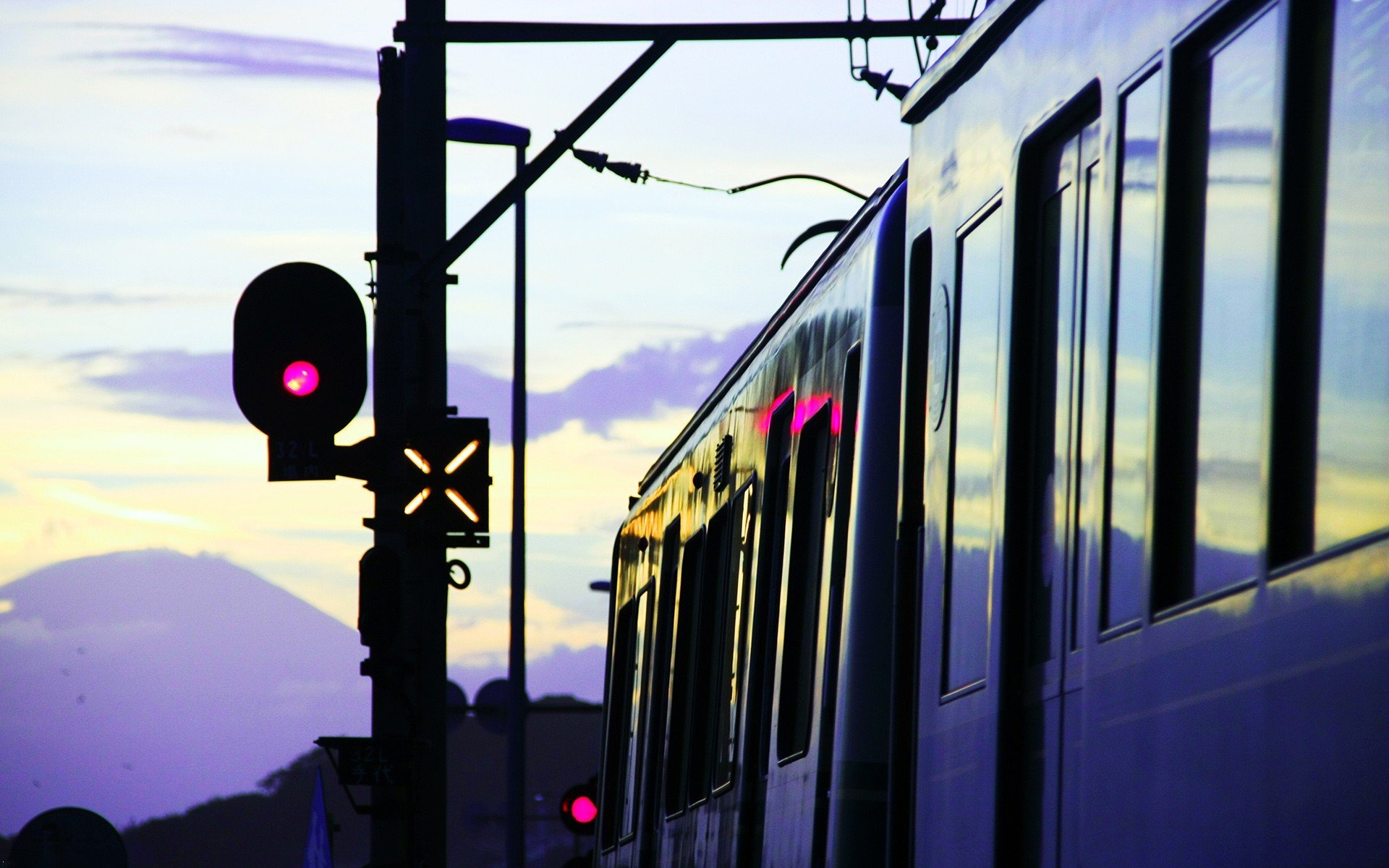 vagón metro semáforo