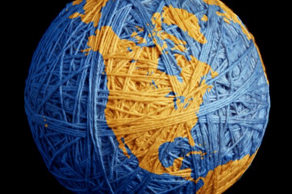 So it would be if our planet suddenly became a ball of multicolored threads