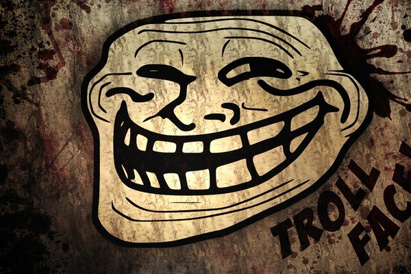 Title Trollface im Internet für Witze über Freunde