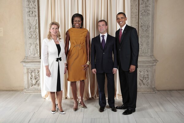 Meeting of Medvedev and Obama in a relaxed atmosphere