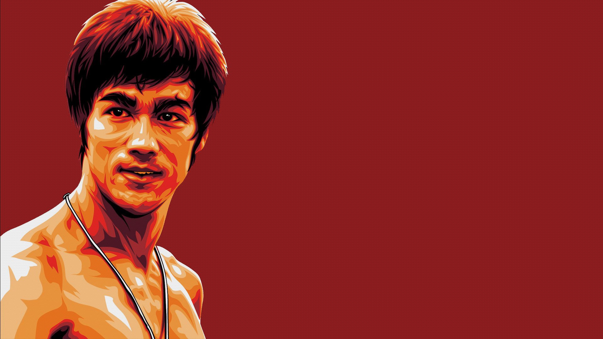 bruce lee légende mémoire maître dessin rouge