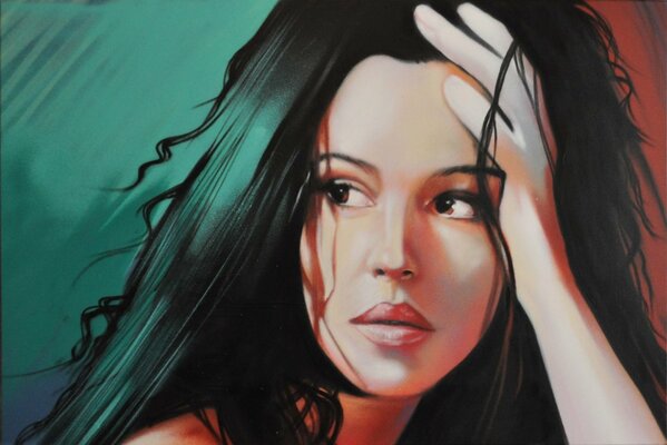 Retrato de la bella Monica Bellucci