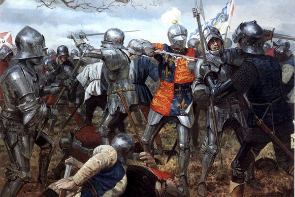 The Battle of Dequebre 1460 knights