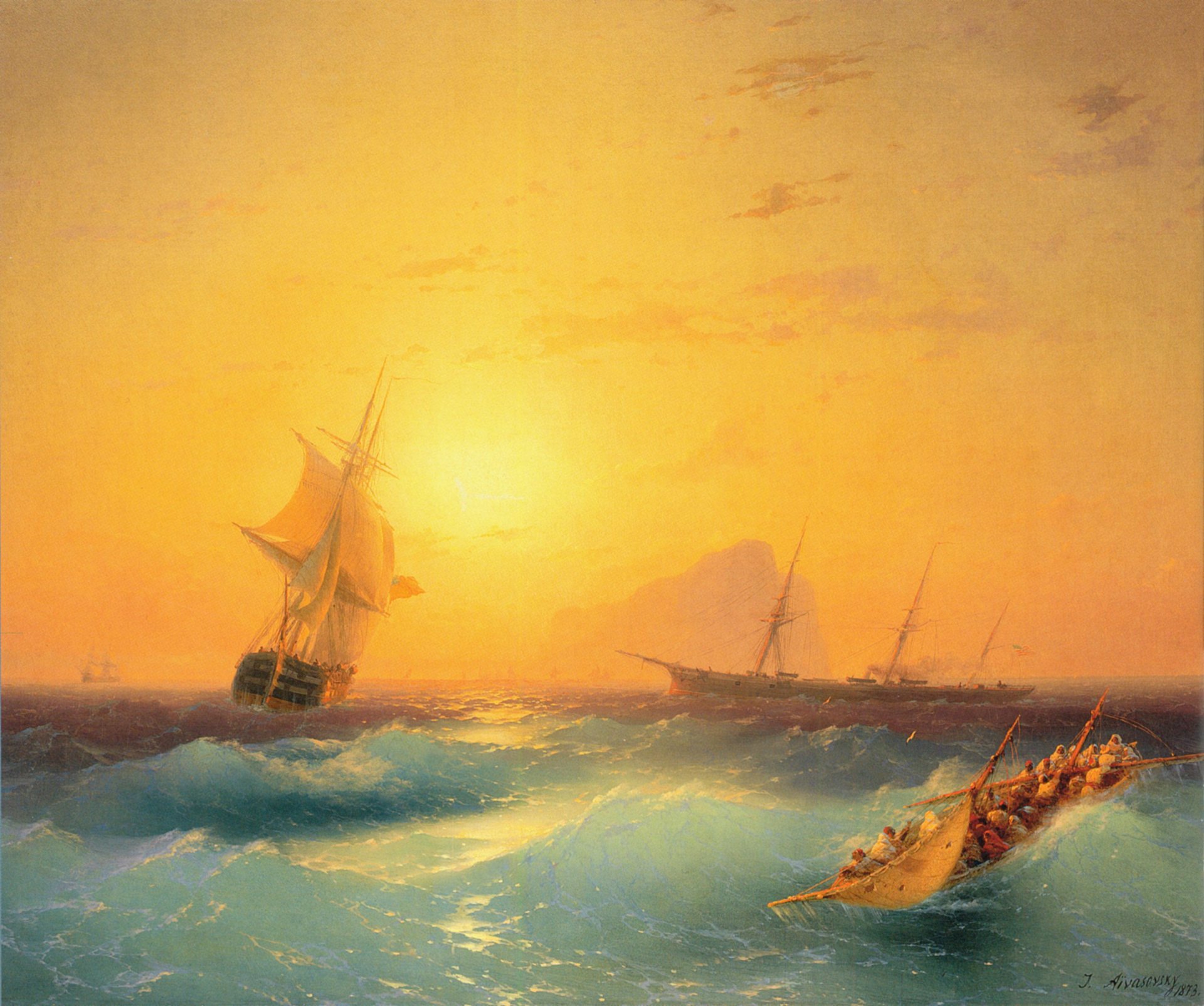 aivazovsky pintura mar pintura