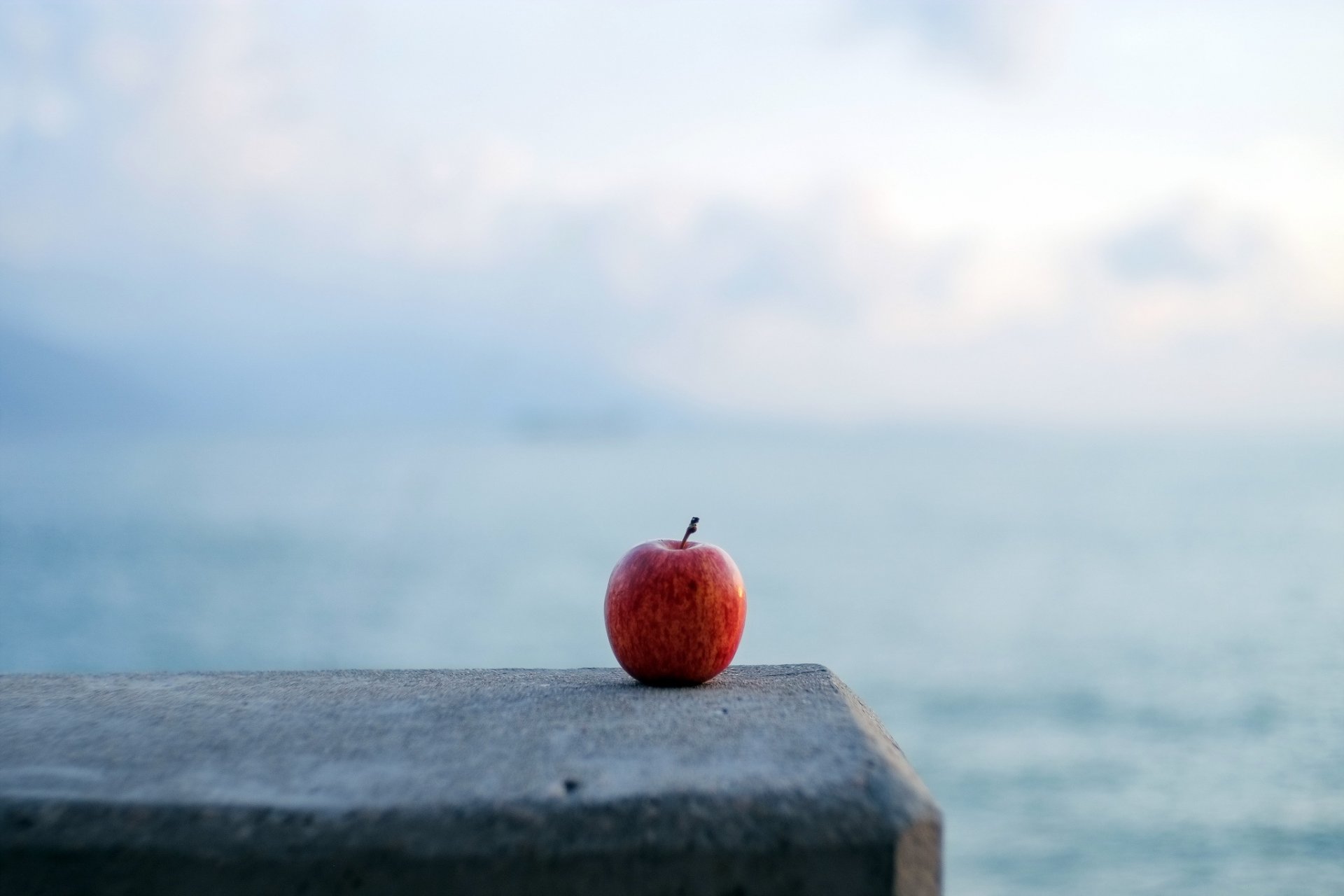 apfel hintergrund minimalismus