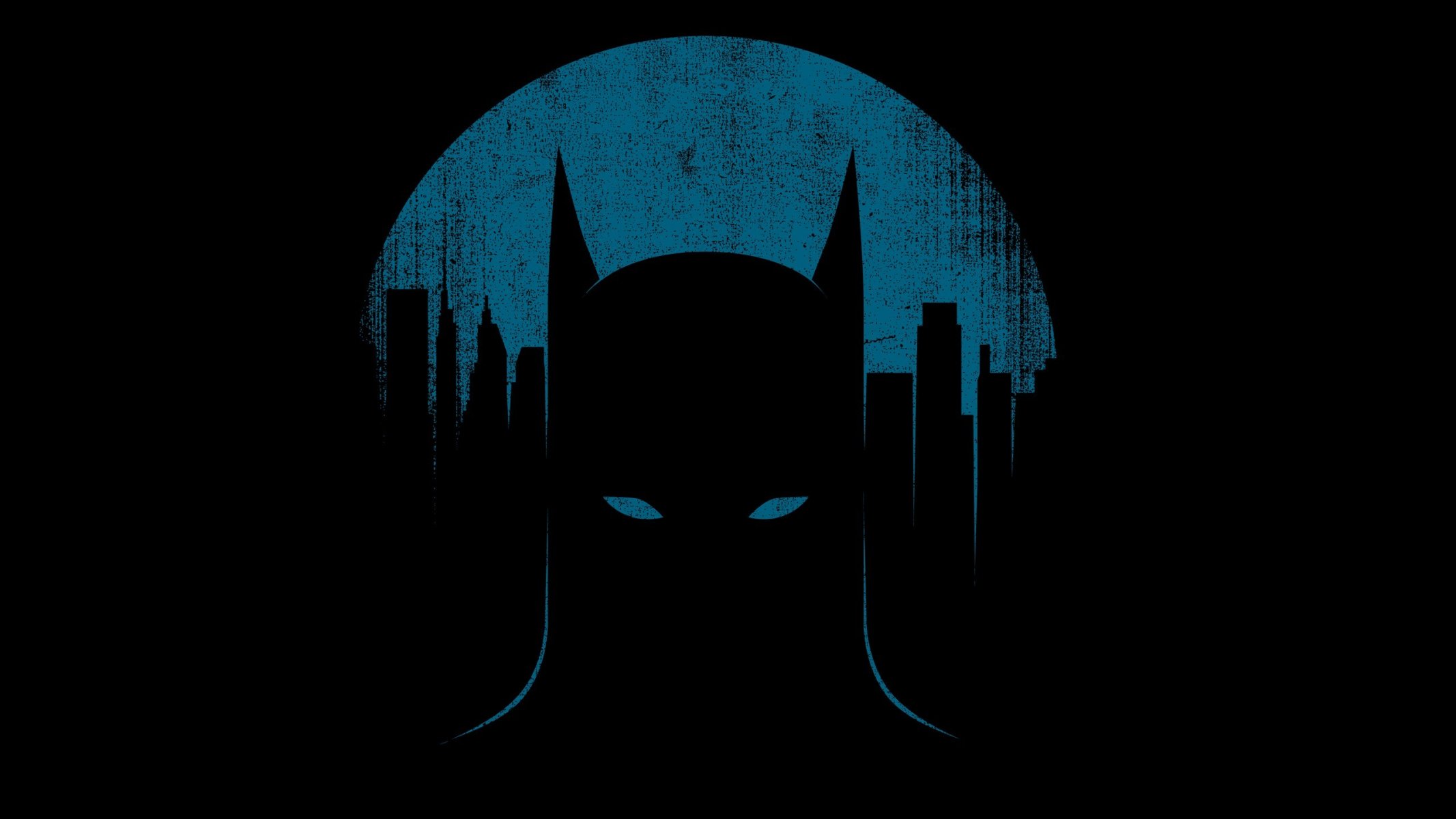 batman città silhouette batman