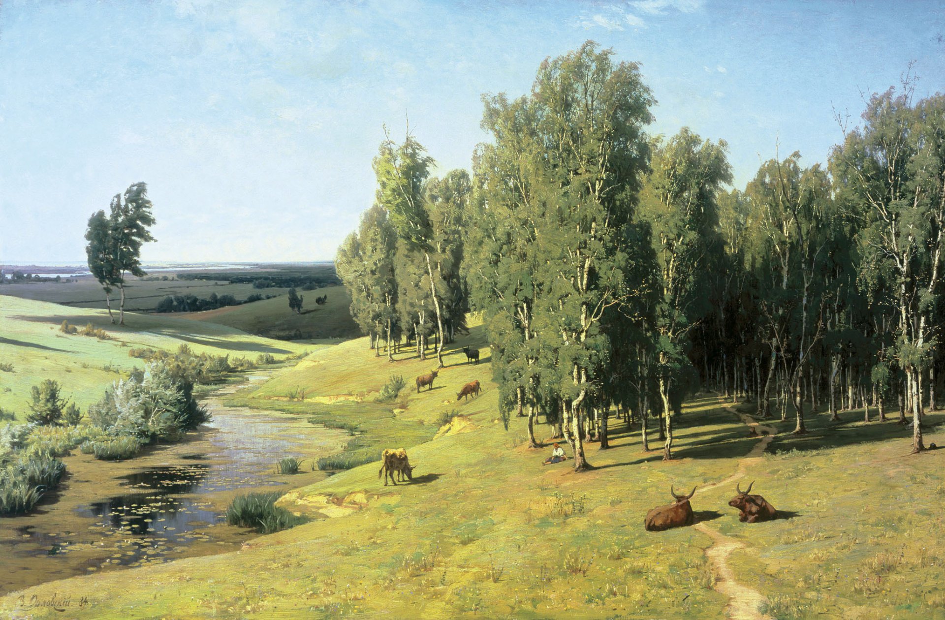 orlovsky día de verano pintura