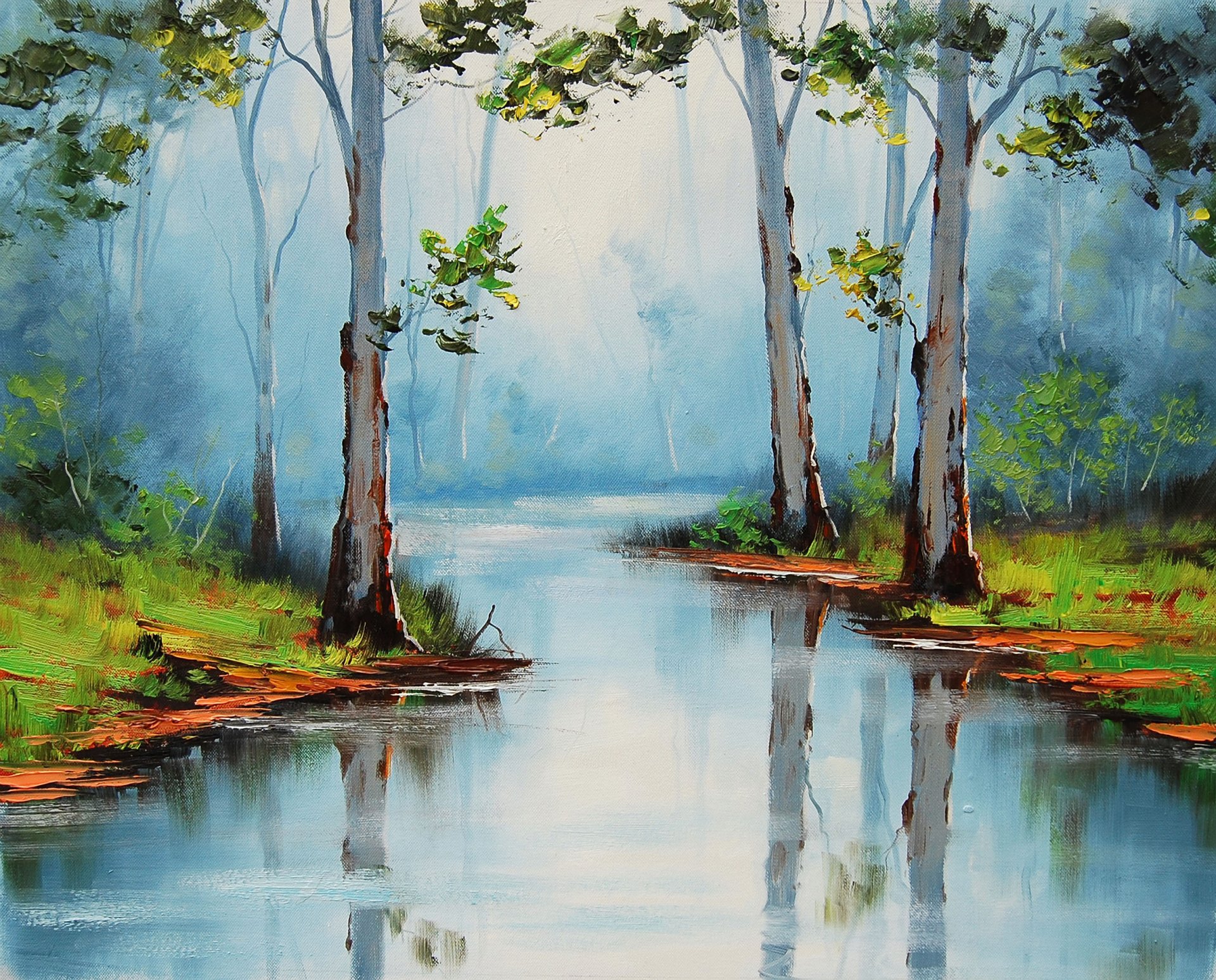 art rysunek artsaus river gum