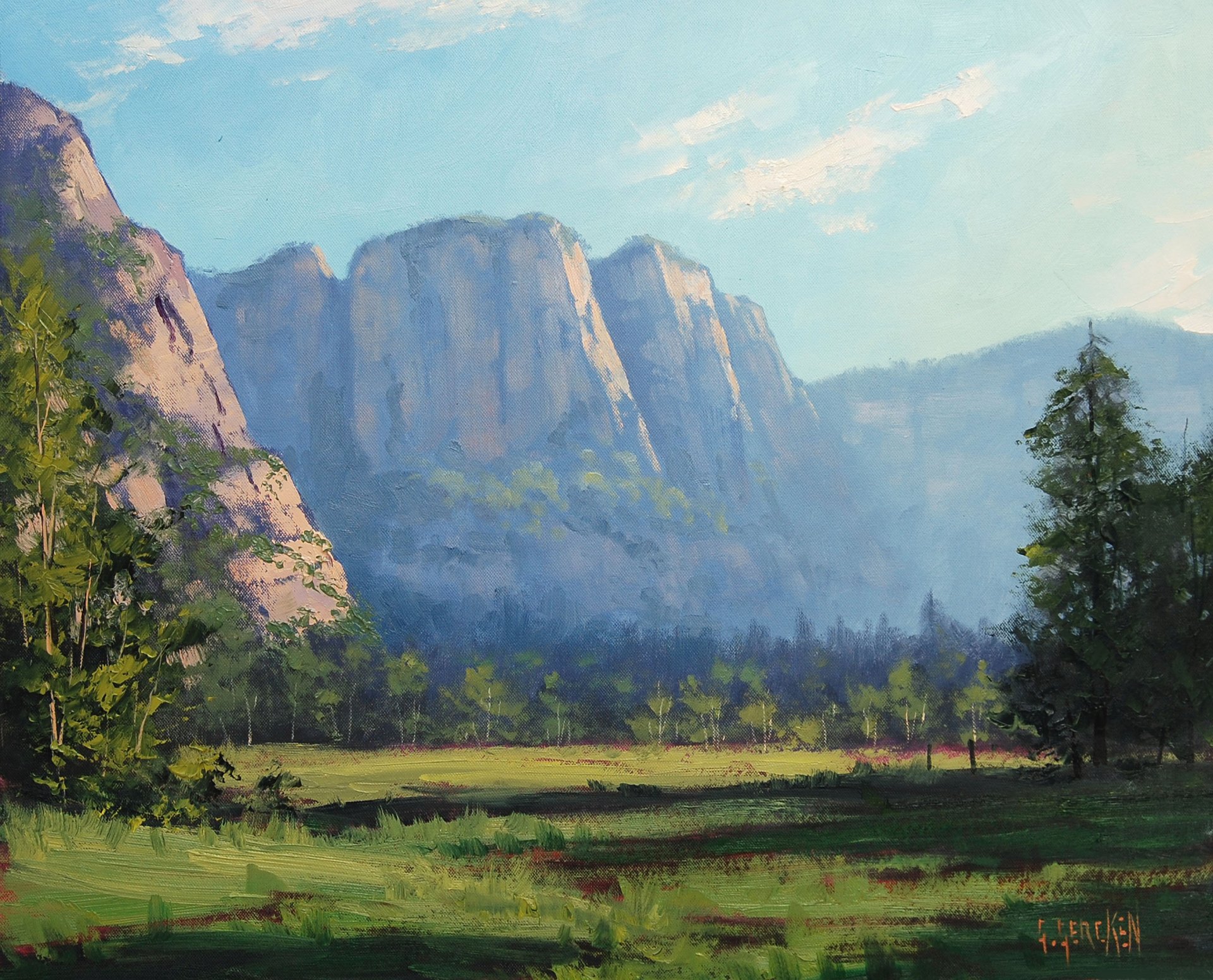 art picture artsaus yosmite landscape painting