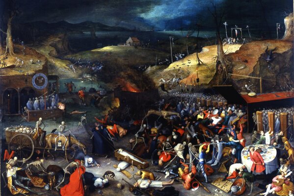 La pintura de Brueghel es un espectáculo terrible