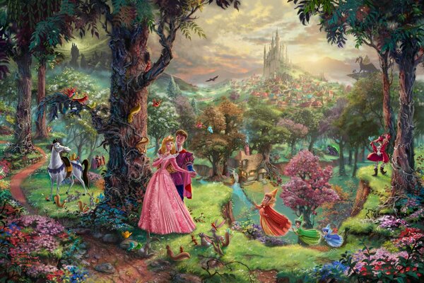 Sleeping Beauty walt disney all heroes