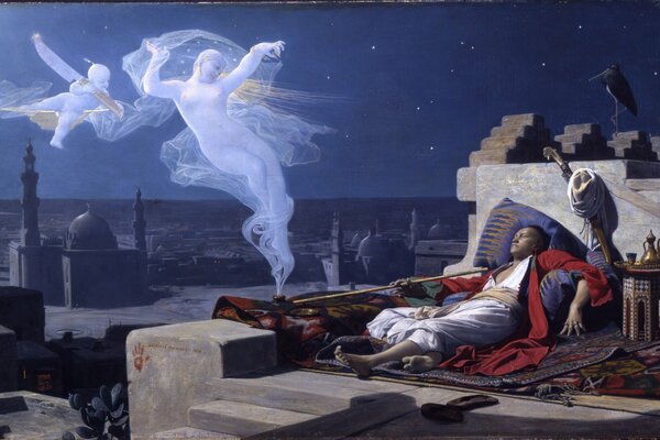 Картина сон евнуха 1874
