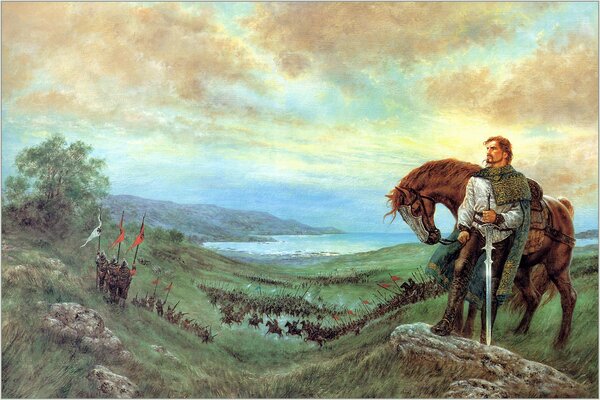 Louis Roy s painting of the Last Prince of Ireland