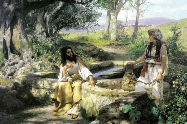 Il dipinto di Enrico di Semirad Cristo e la Samaritana 