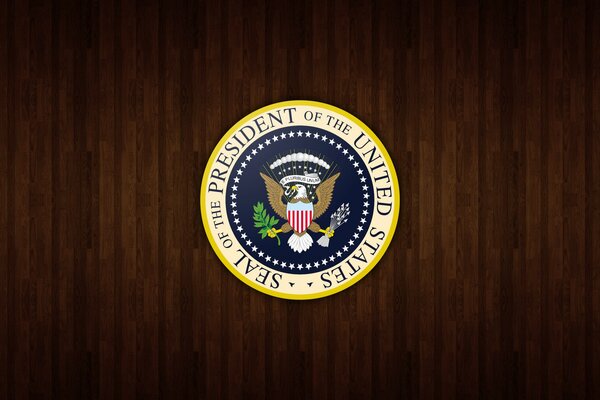 Das Logo des Präsidenten der Vereinigten Staaten von Amerika