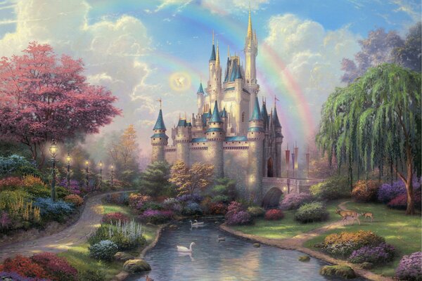 A new day in Cinderella s Castles fairy tale