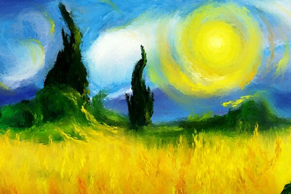 Arte basata su un dipinto di Van Gogh