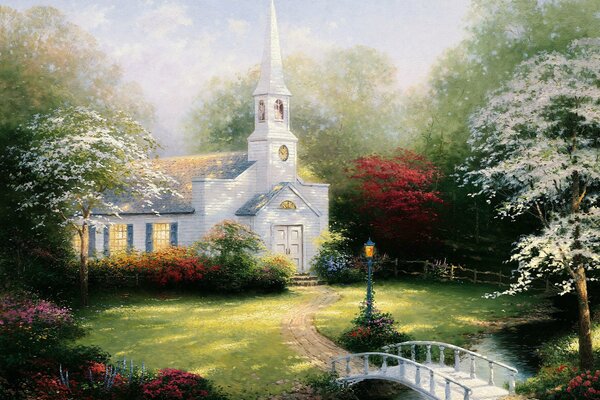 Thomas Kincaid s painting of the Chapel