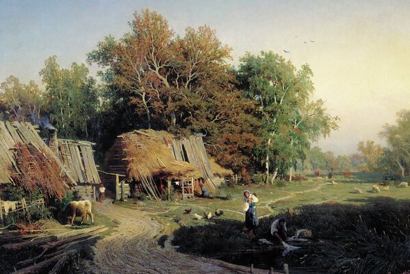 Village De Peinture. Auteur Vassiliev