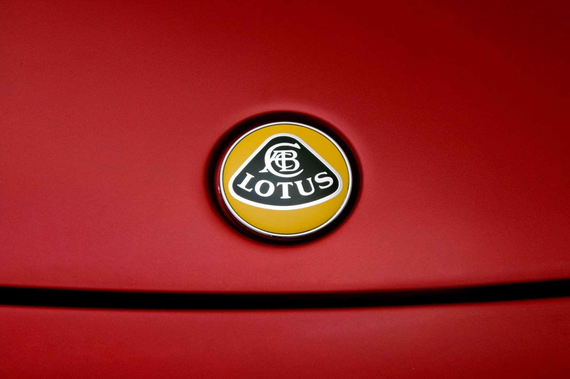 lotus lotus emblem nameplate red