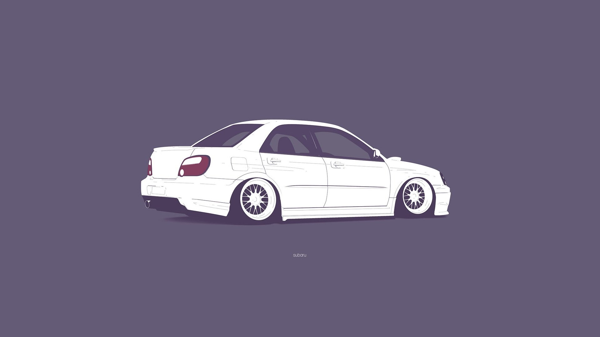 ubaru impreza wrx sti minimalistic