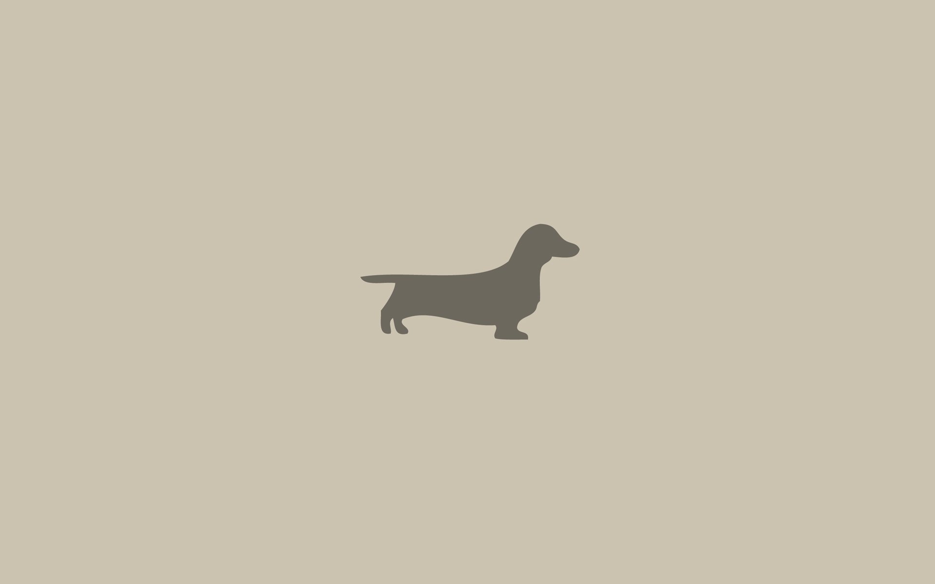 perro dachshund silueta