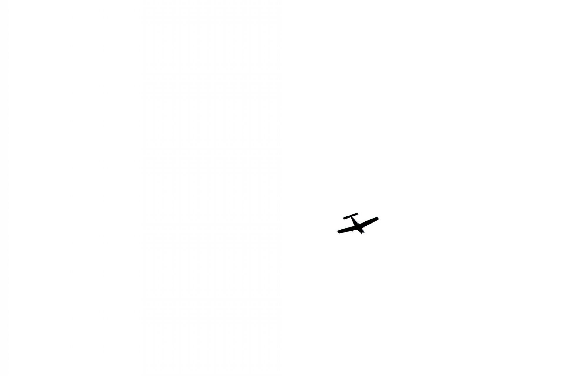 plane sky minimalism