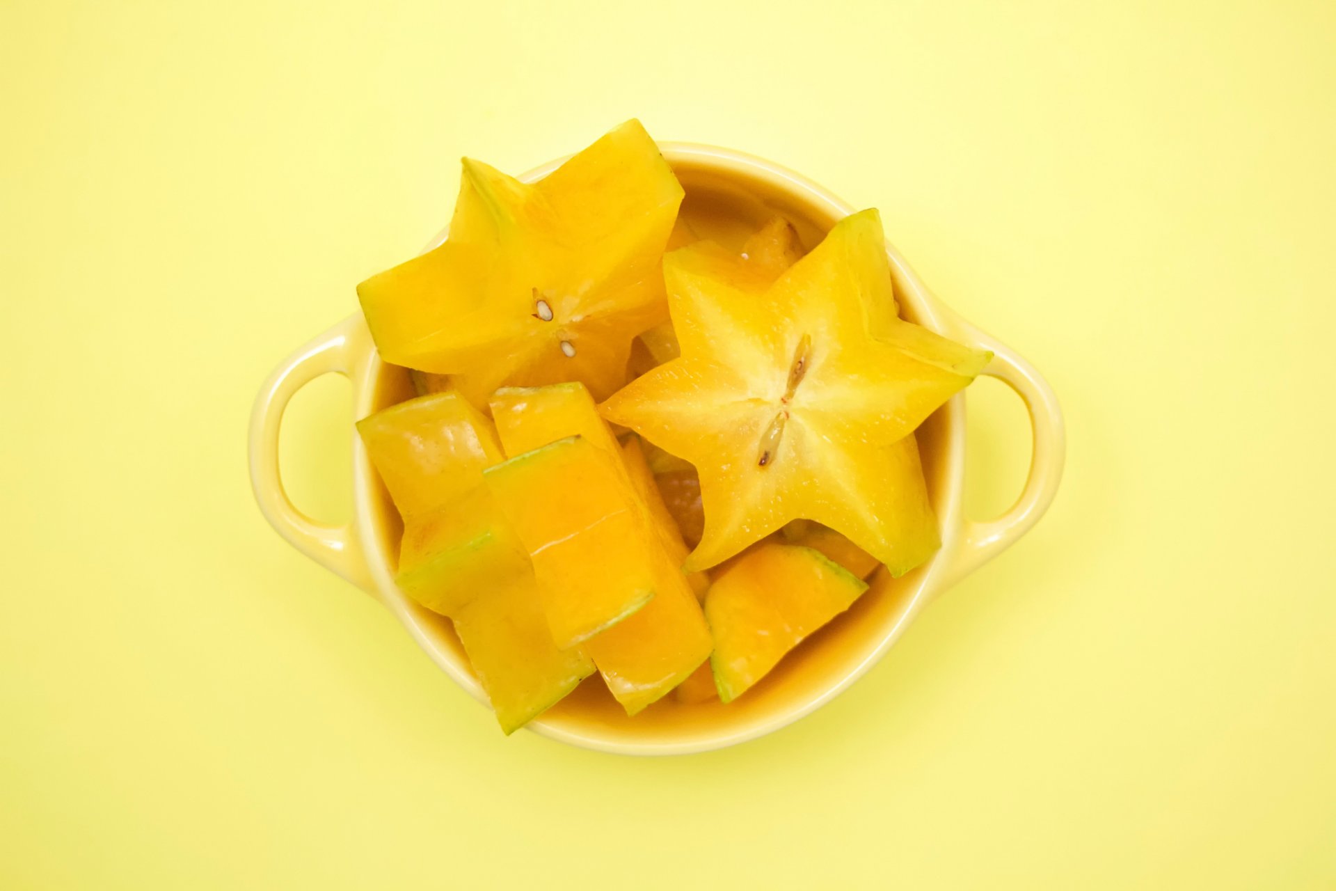 cubo amarillo carambola taza