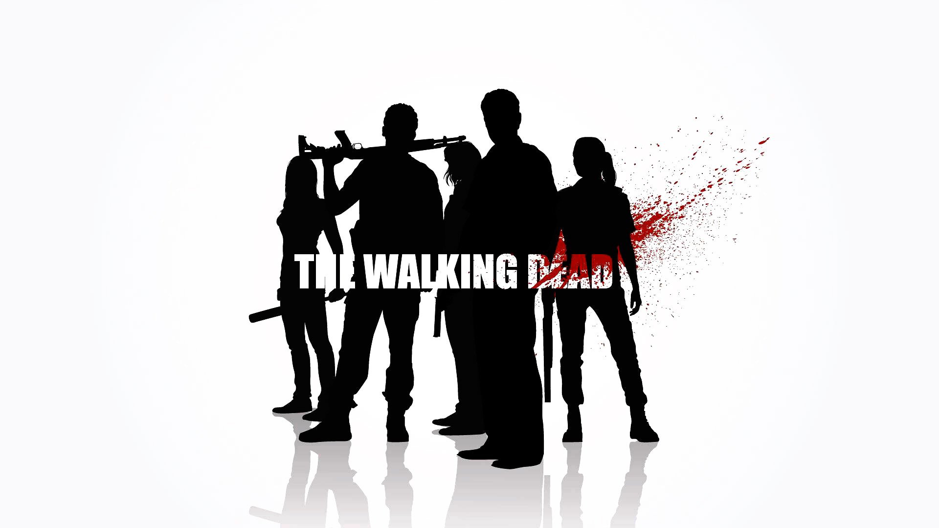 walking dead silhouetten stil