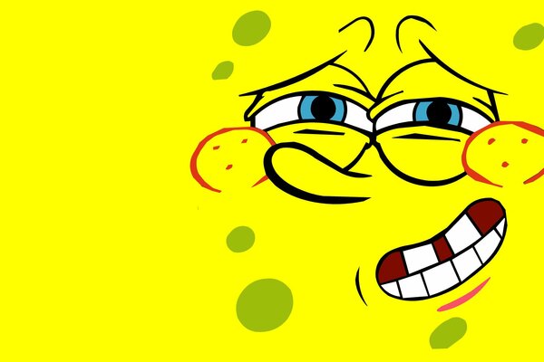 SpongeBob faccia da vicino