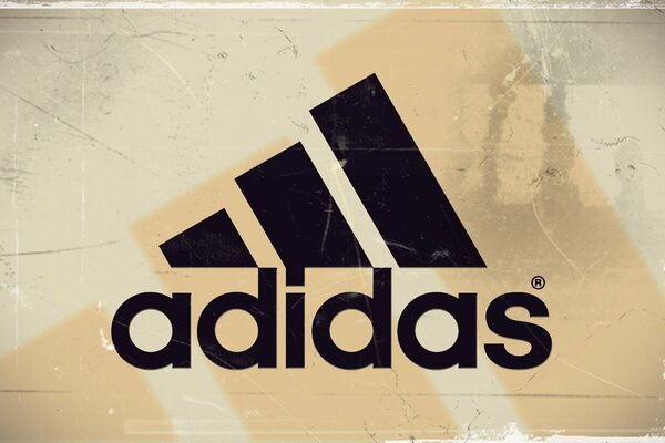 Adidas Firmenlogo Schriftzug