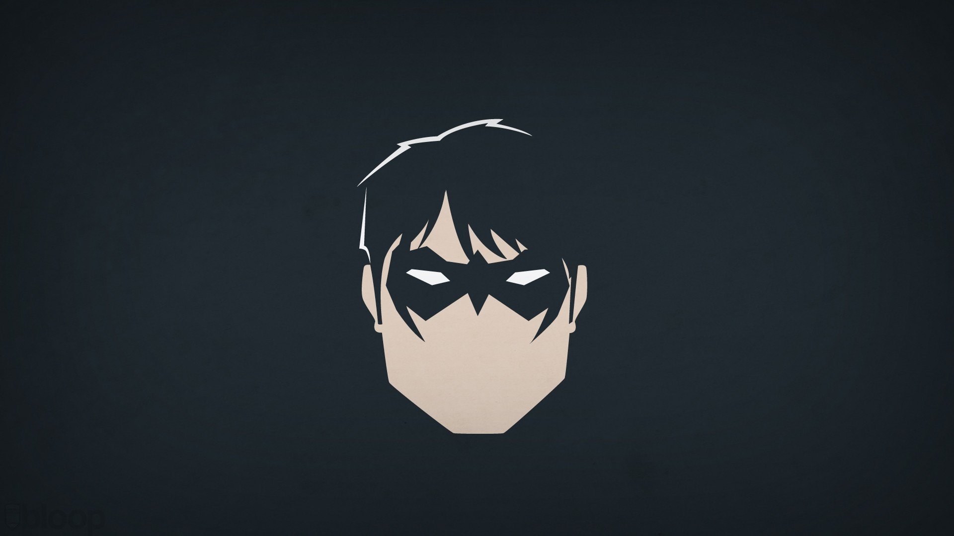 blo0p minimalisme dc comics nightwing dick grayson