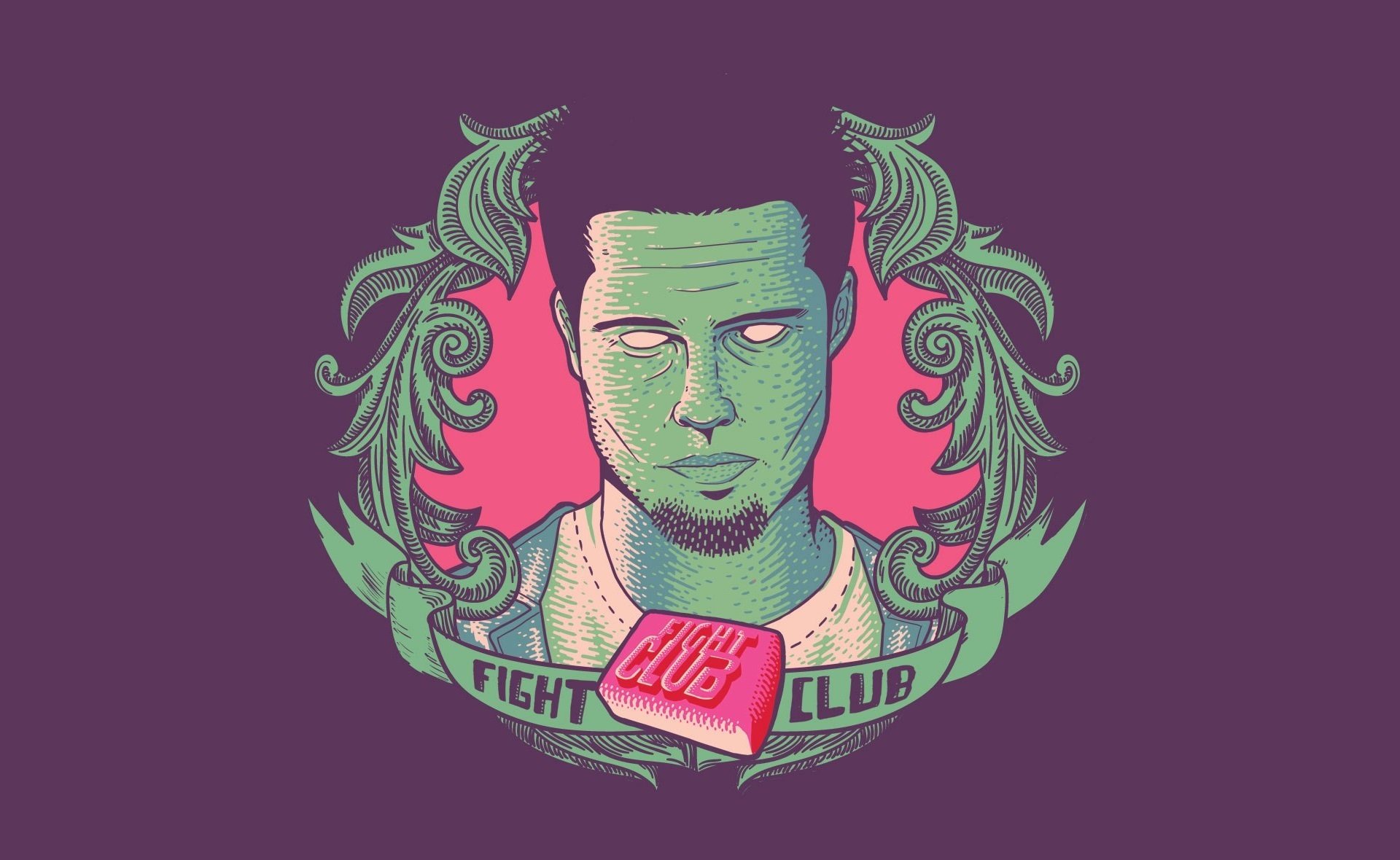 brad pitt tyler durden fight club minimalism film