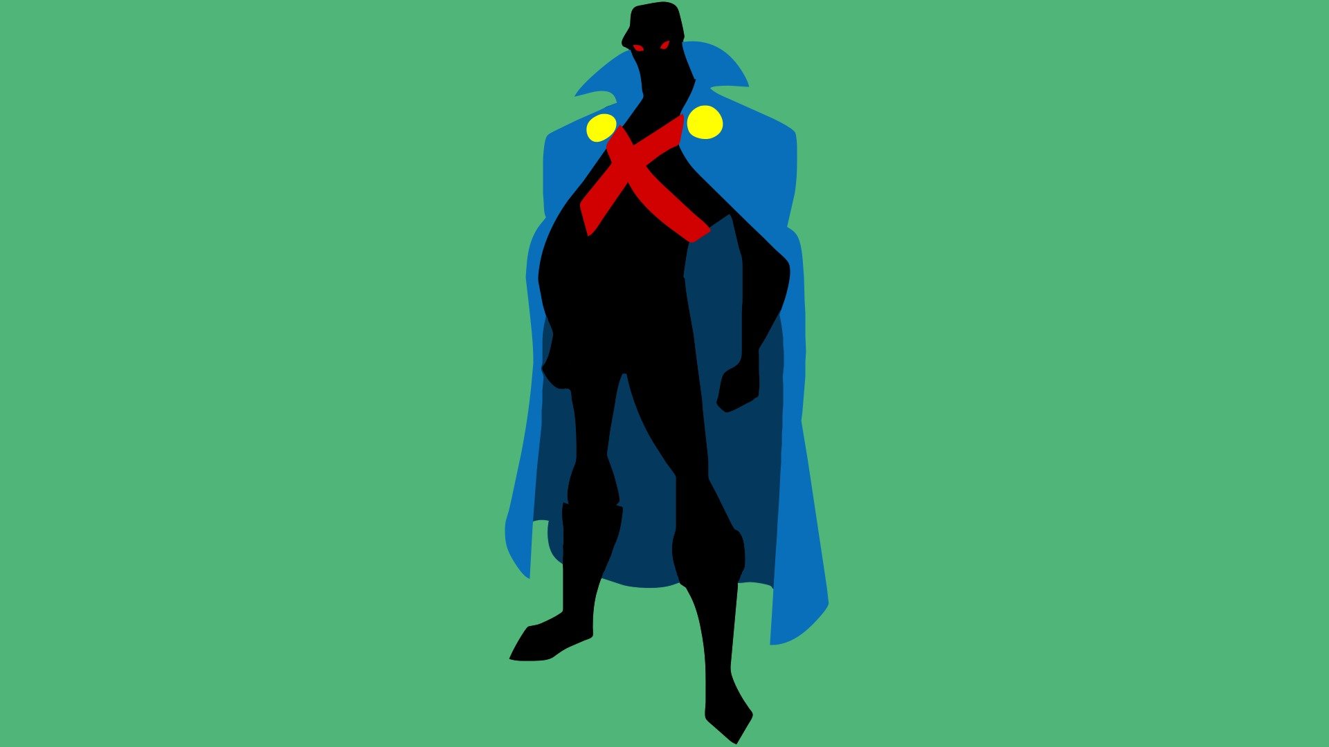 justice league minimal dc comics minimalismo martian manhunter marziano